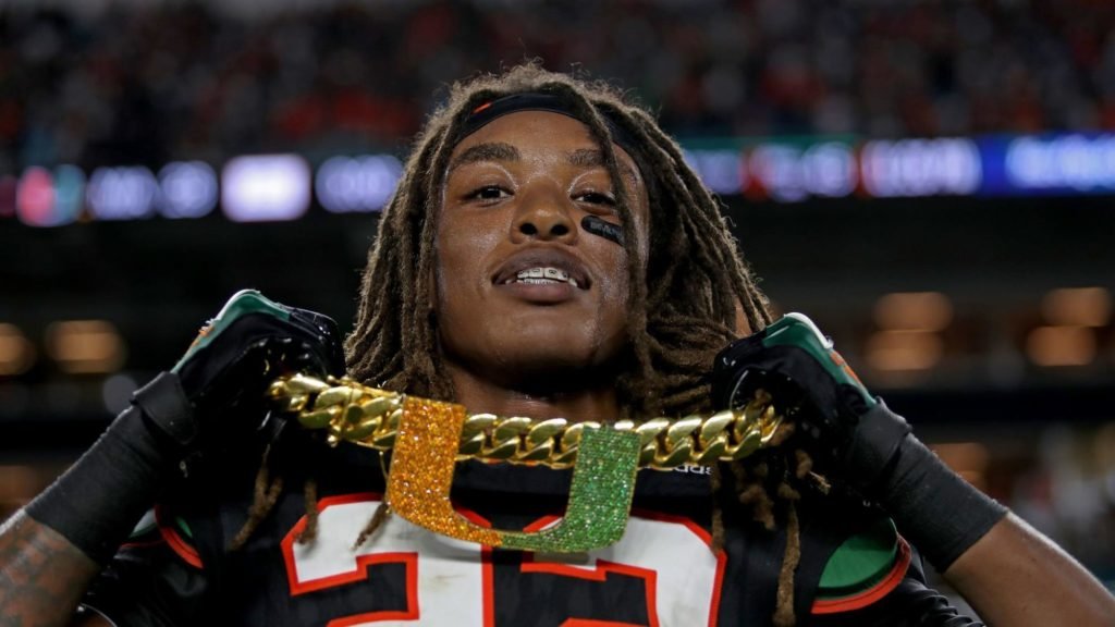 Miami Hurricanes Turnover Chain at the Orange Bowl in 2018